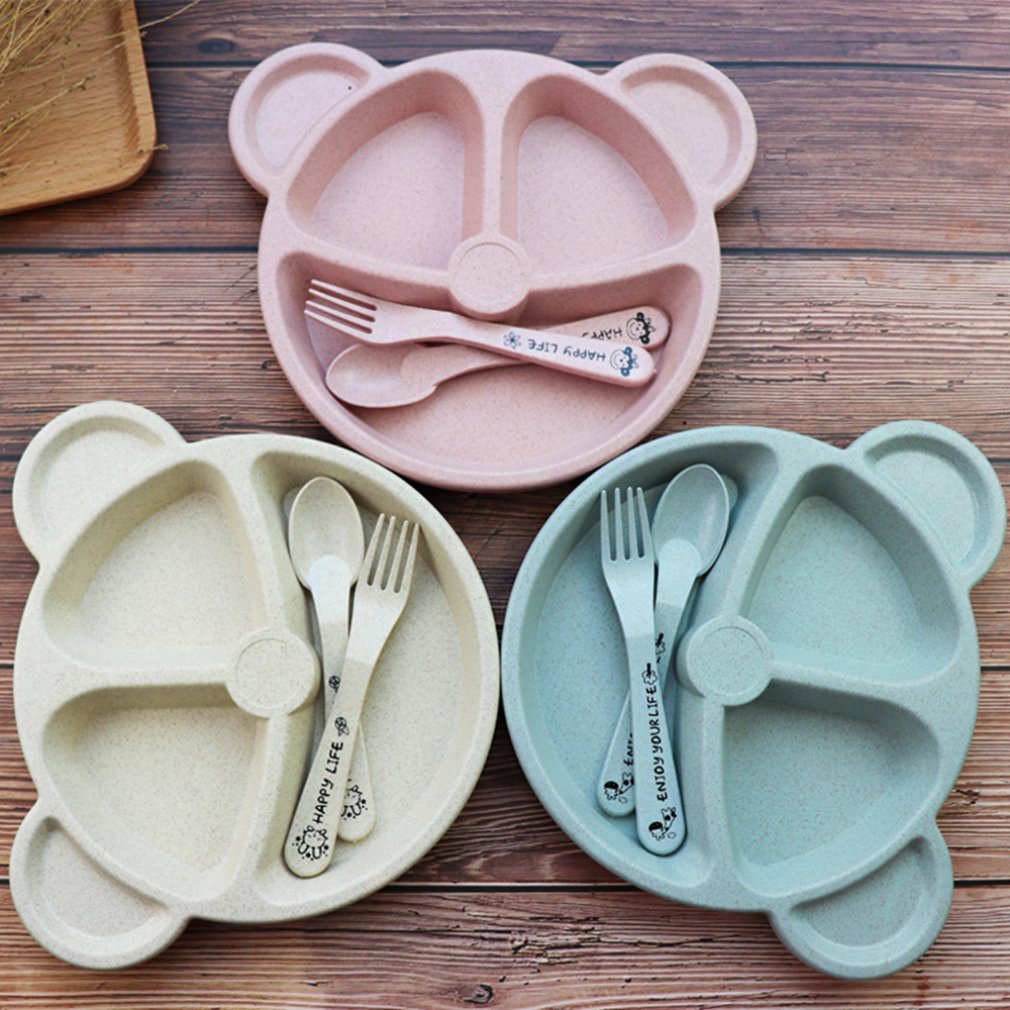 Rynx | Toddler Bear Plate with Divider Set