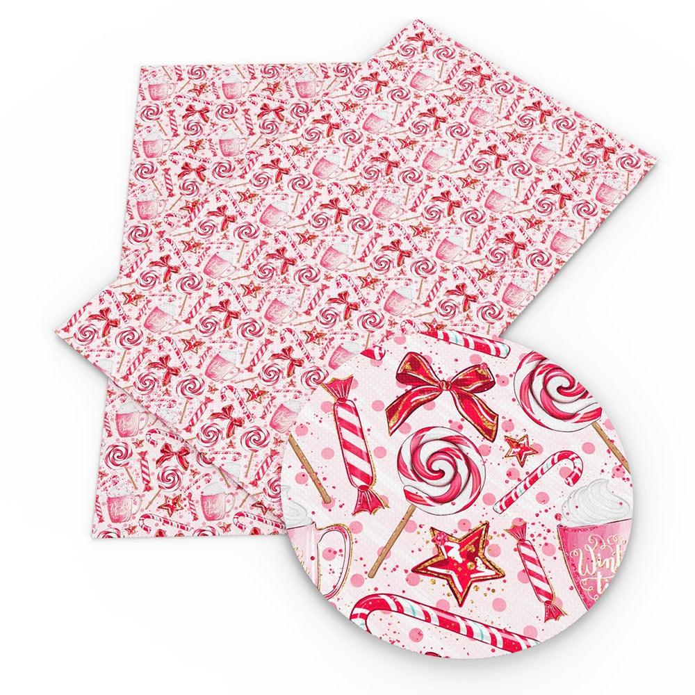 Rynx | Crimson Holiday Faux Leather Craft Set - DIY Festive Fabric Set