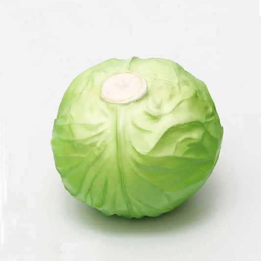 Rynx | Realistic Plastic Cabbage Decoration - Premium Quality Vegetable Replica