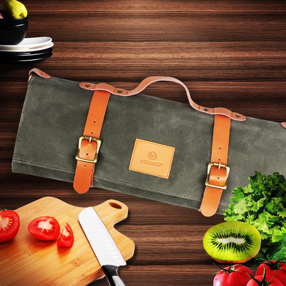 RYNX | Pocket Green Canvas Knife Bag