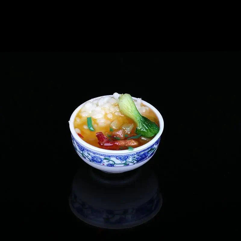 Rynx | Enchanting Mini Chinese Cuisine Bowl Playset - Cute Decorative Items for Children and Home