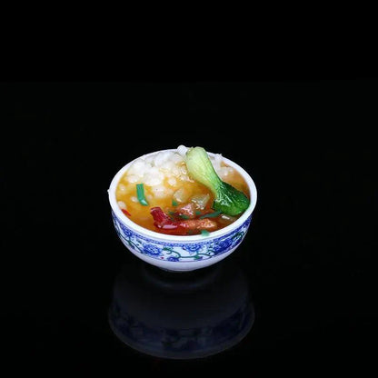 Rynx | Enchanting Mini Chinese Cuisine Bowl Playset - Cute Decorative Items for Children and Home