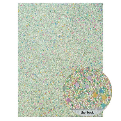Rynx | Lustrous Green Glitter Snake Skin Faux Leather Bow Craft Kit