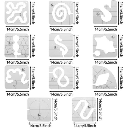 Rynx | Mal Ruler Set ( 11 Pieces )