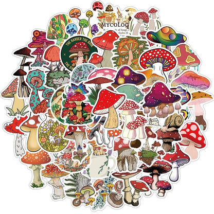 Rynx | Enchanting Mushroom Sticker Art Collection