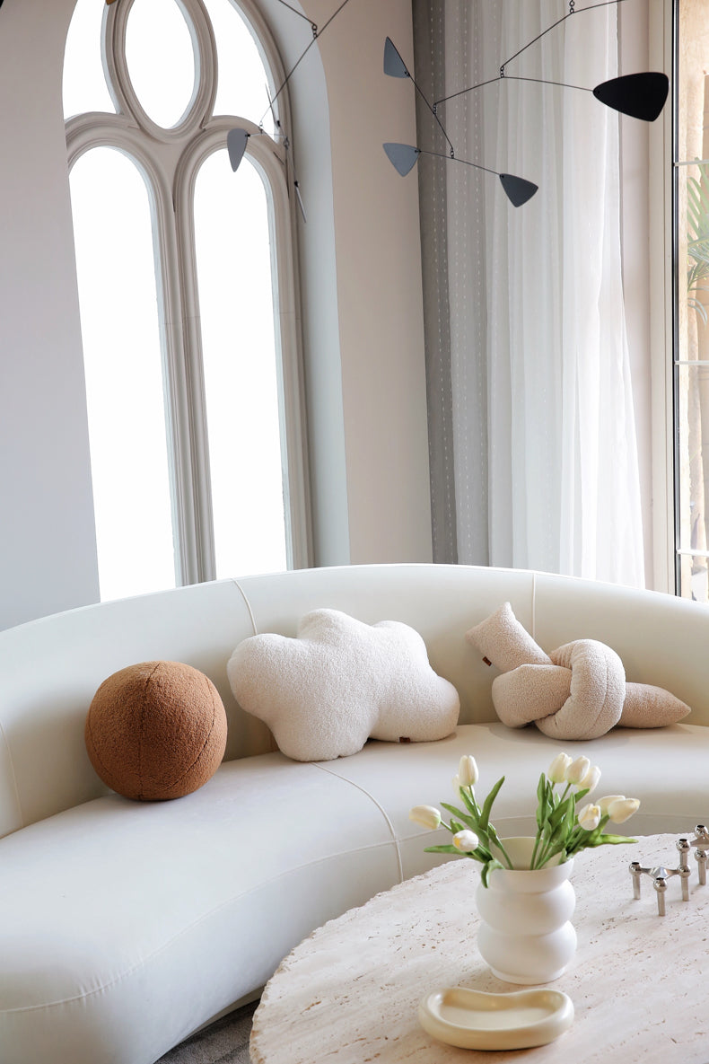 Rynx | The Brown Julia Cushion: Stylish Minimalist Cushion