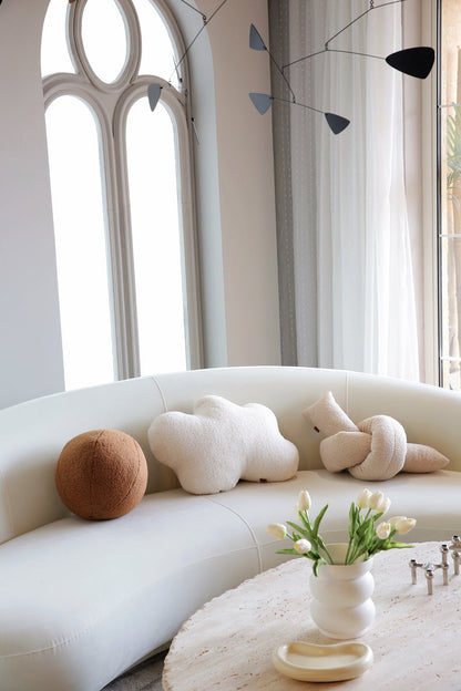 Rynx | The Brown Julia Cushion: Stylish Minimalist Cushion