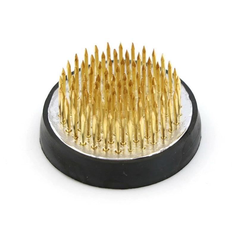 Rynx | Elegant Brass Kenzan Tool for exquisite Flower Arrangements