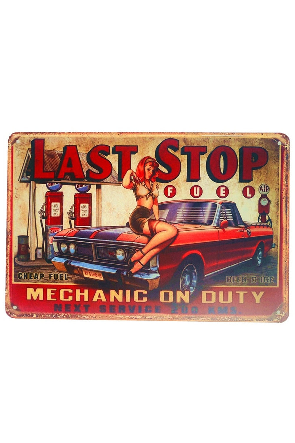 Rynx | Service Girl Vintage Poster