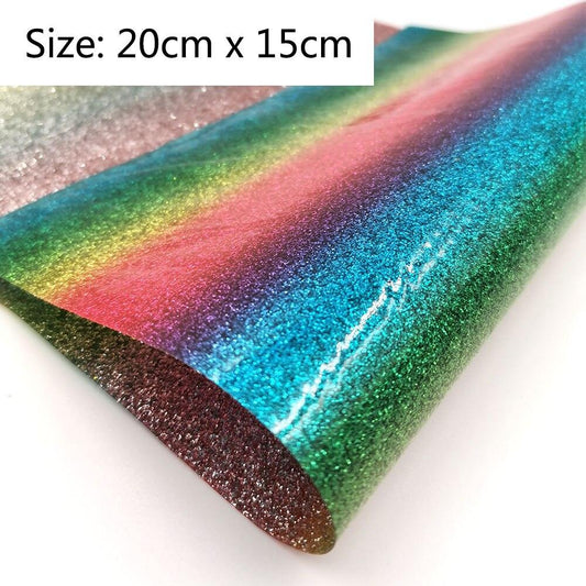 Rynx | Radiant Iridescent Sparkle Glitter Fabric: High-Quality Material for Creative Masterpieces