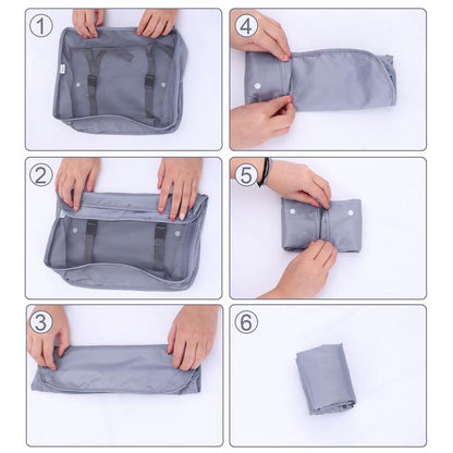 Rynx | Travel Smart: versatile 8/6/1-piece organizer set for effortless packing