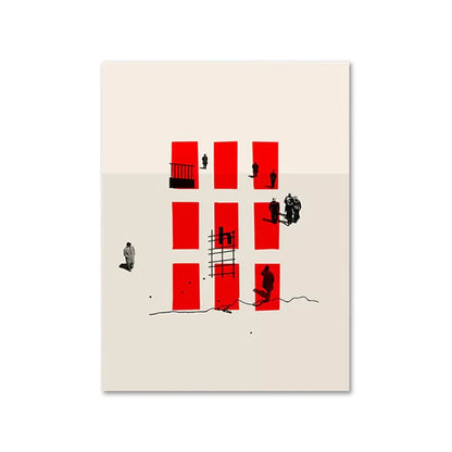 Rynx | Geometry Canvas Poster