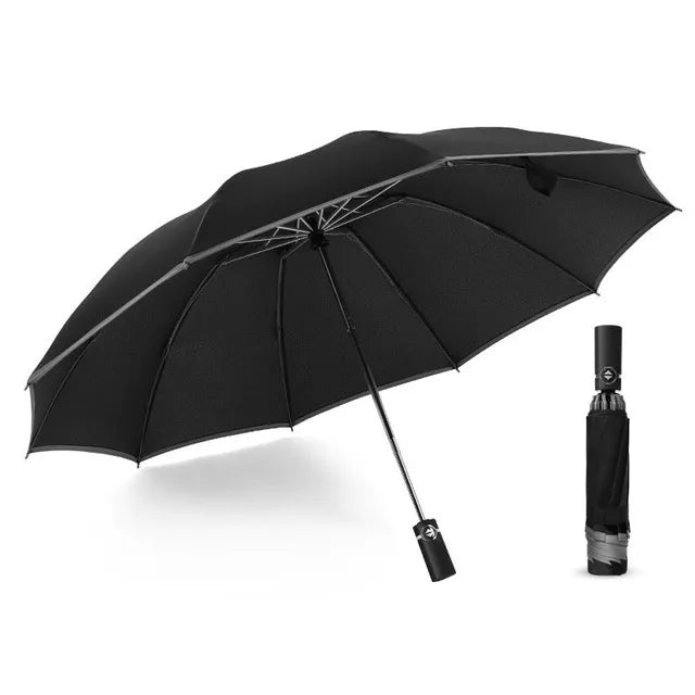 Rynx | Stay Dry and Stylish with our Inverted Umbrella – Windproof, Folding, and Reflective!