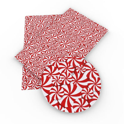 Rynx | Crimson Holiday Faux Leather Craft Set - DIY Festive Fabric Set