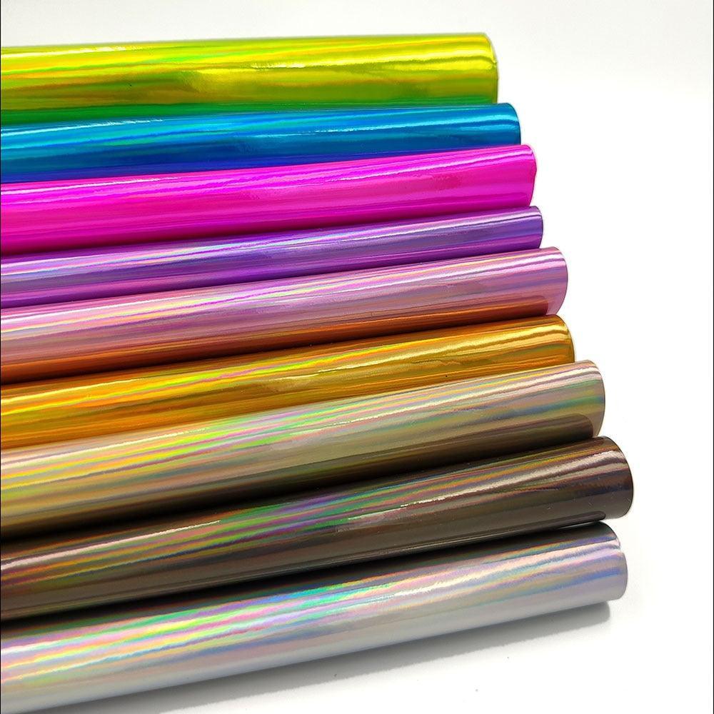 Rynx | Iridescent Holographic Faux PU Leather Sheets for Creative DIY Projects