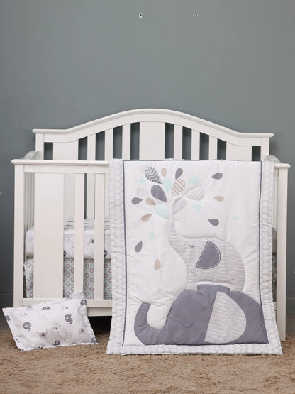 Rynx | Jungle Design Baby Bedding Set for Boys - Blanket, Crib Sheet