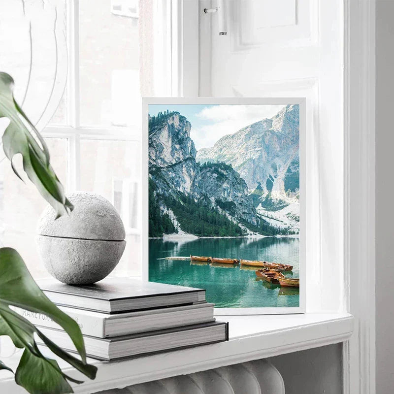 Rynx | from a picturesque forest lake on canvas