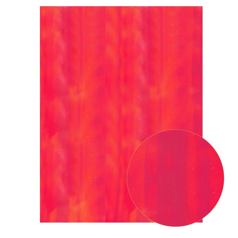 Rynx | Shiny Red Chunky Glitter Craft Fabric Sheets - A4 Size for DIY Projects