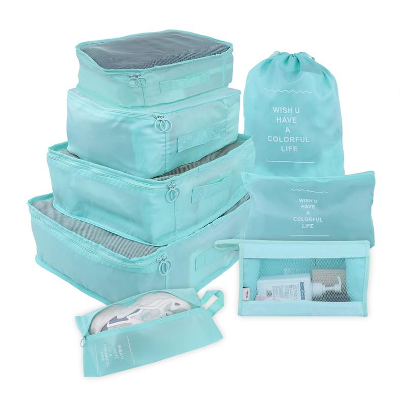 Rynx | Travel Smart: versatile 8/6/1-piece organizer set for effortless packing