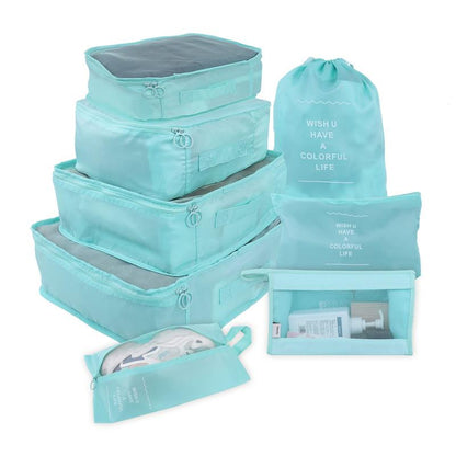 Rynx | Travel Smart: versatile 8/6/1-piece organizer set for effortless packing