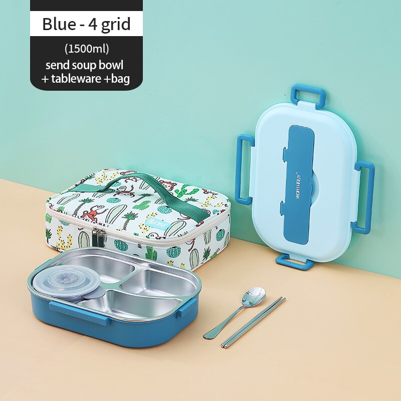 Rynx | Stainless Steel Multi Compartment Kids Lunch Box