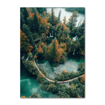 Rynx | from a picturesque forest lake on canvas