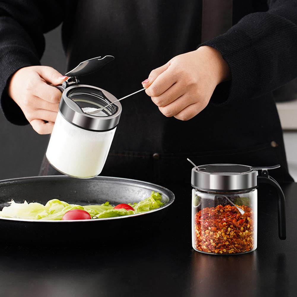 Rynx | Moisture Proof Elegant Glass Seasoning Storage Jar