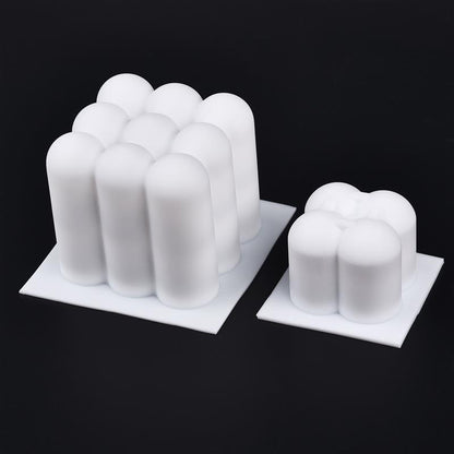 Rynx | Serene Soy Candle Making Kit with 3D Cube Mold for Aromatherapy