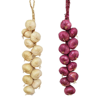 Rynx | Life-like Garlic String Decoration for Home, Garden and Event Style – M6CE
