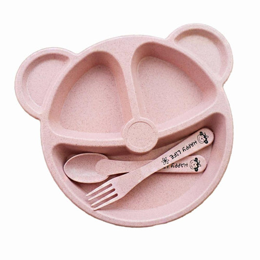 Rynx | Toddler Bear Plate with Divider Set