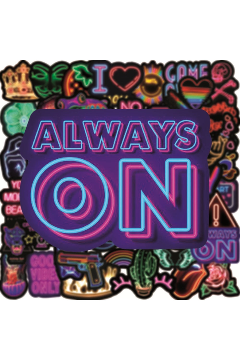Rynx | Style Neon Scrapbooking Sticker