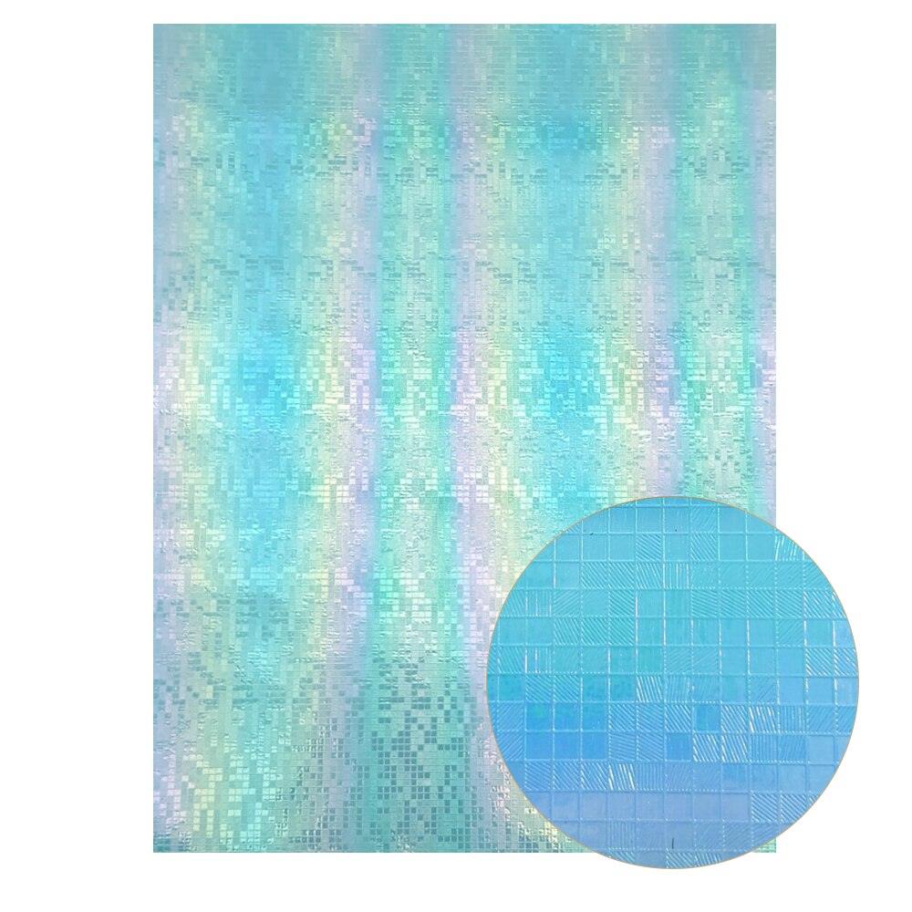 Rynx | Irisdente Blue Snake Glossy Fabric for Creative Crafting