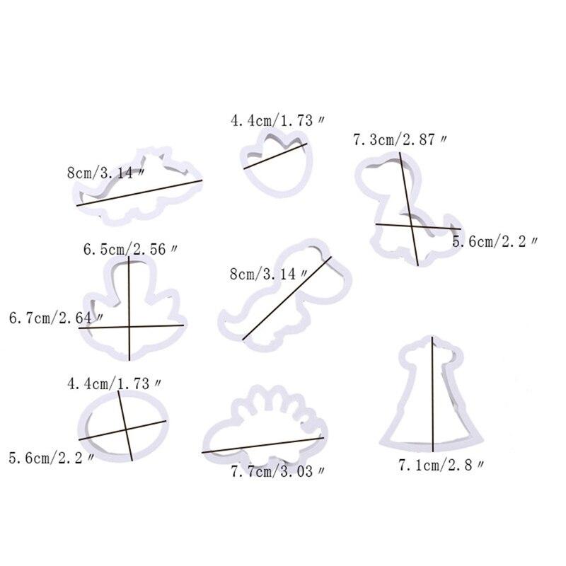 Rynx | Dino Cookie Cutters 8-piece Set