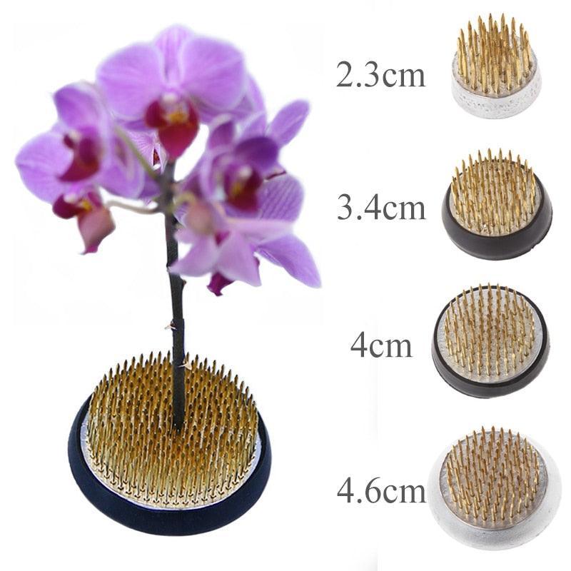 Rynx | Elegant Brass Kenzan Tool for exquisite Flower Arrangements