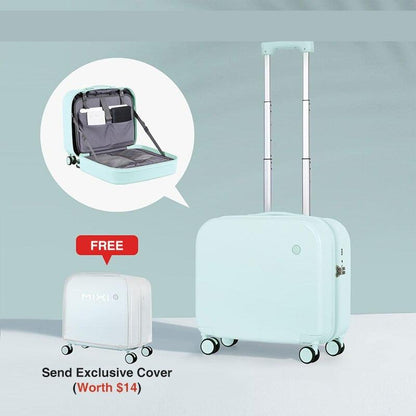 Rynx | Sleek and Stylish Women's Premium Patent Spinner Carry-On for Modern Travelers