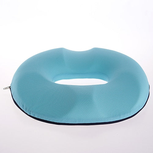 RYNX | Donut Pillow | Relief for Hemorrhoids, Coccyx, Ulcers, and Tailbone Pain Light blue