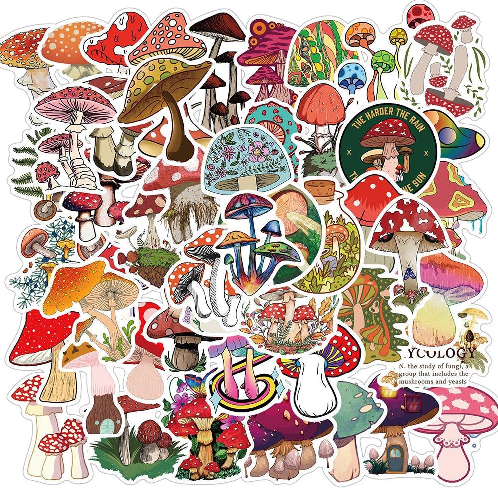 Rynx | Enchanting Mushroom Sticker Art Collection