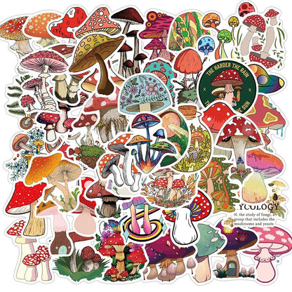 Rynx | Enchanting Mushroom Sticker Art Collection