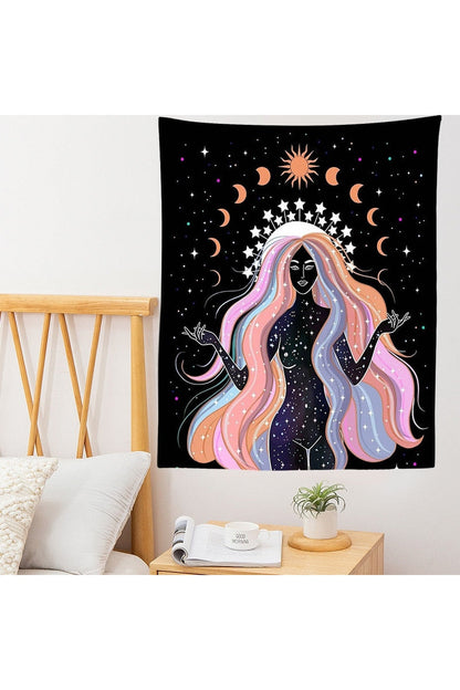 Rynx | Phase Girl Psychedelic Tapestry