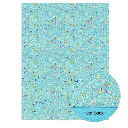 Rynx | Irisdente Blue Snake Glossy Fabric for Creative Crafting