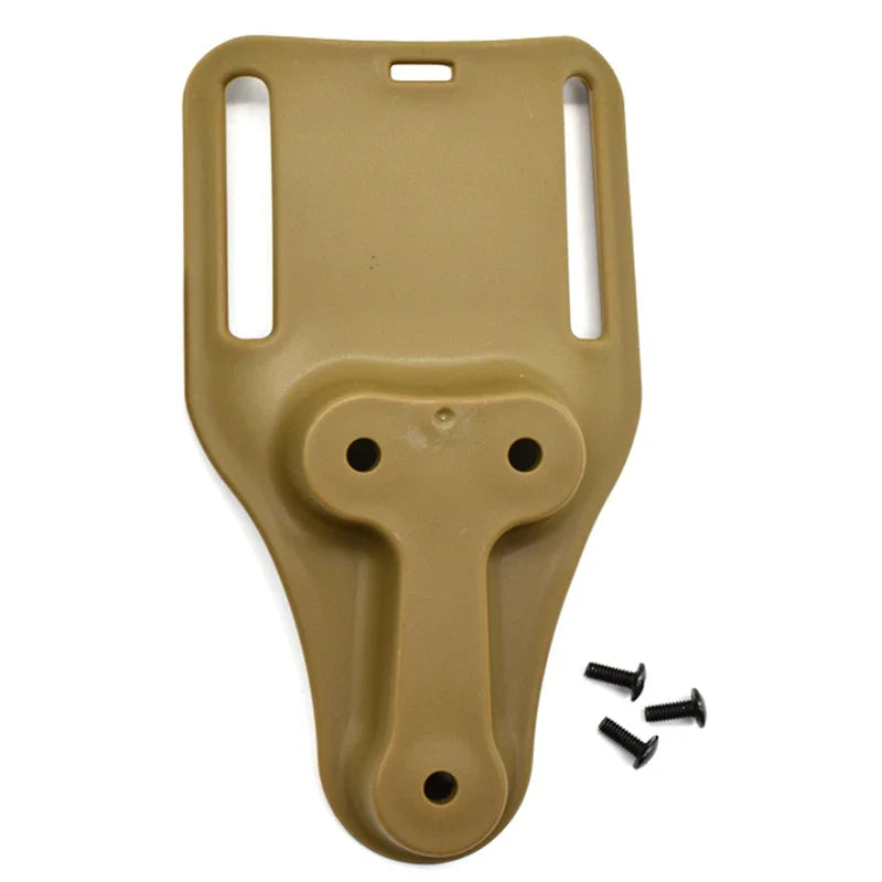 Rynx | Tactical Drop Leg Holster QLS 19/22 – Mid-Low Belt Universal Pistol Holster with Elastic Thigh Strap for Hunting