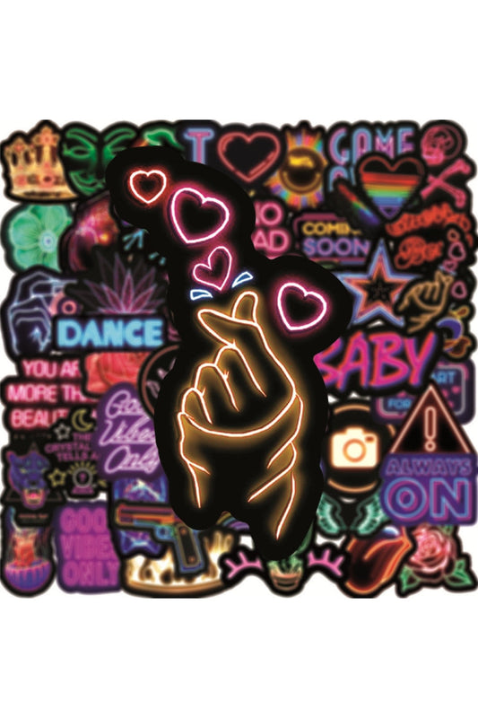 Rynx | Style Neon Scrapbooking Sticker