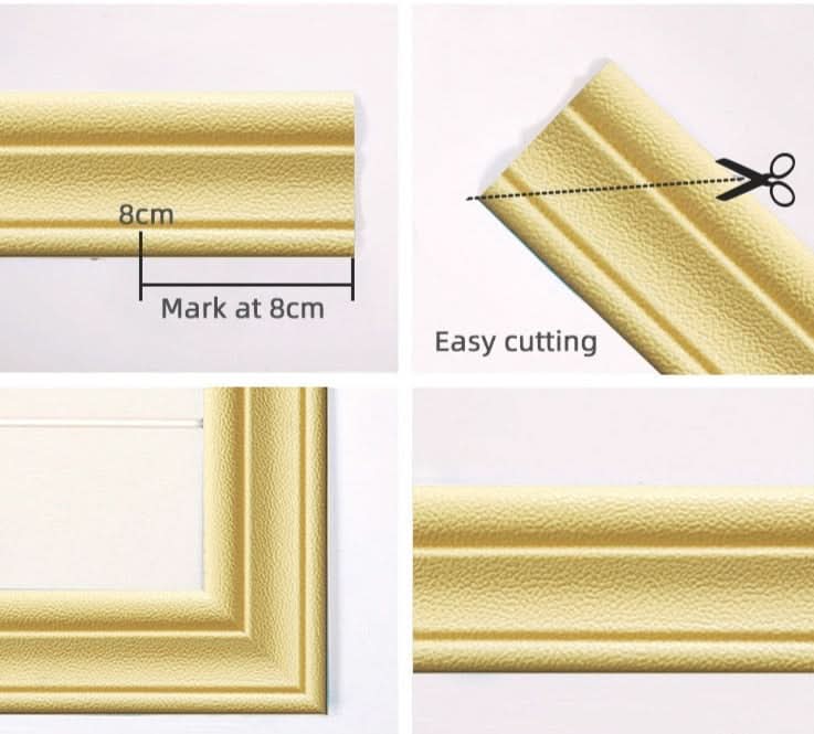 Rynx | 3d List - Self-adhesive 3d Wall Edge Stripe X 230 Cm