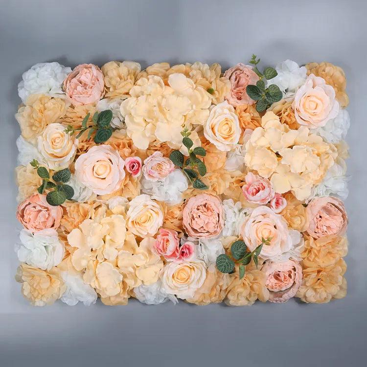 Rynx | Elegant Flower Wall Art Handmade with Cotton, Silk and Artificial Flowers