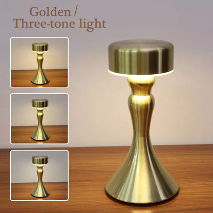 Rynx | Luxury Wireless Table Lamp with Gold Finish