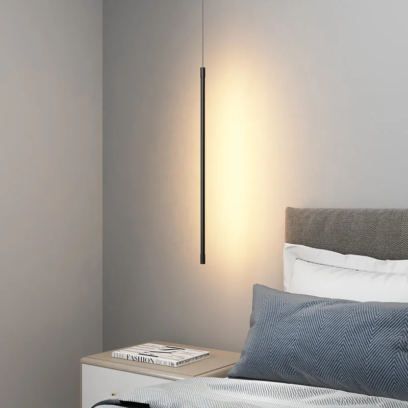 Rynx | Nordic LED Pendant Light: Minimalist design with creative lines, perfect for the bedroom, dining area