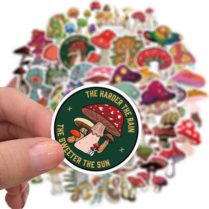 Rynx | Enchanting Mushroom Sticker Art Collection