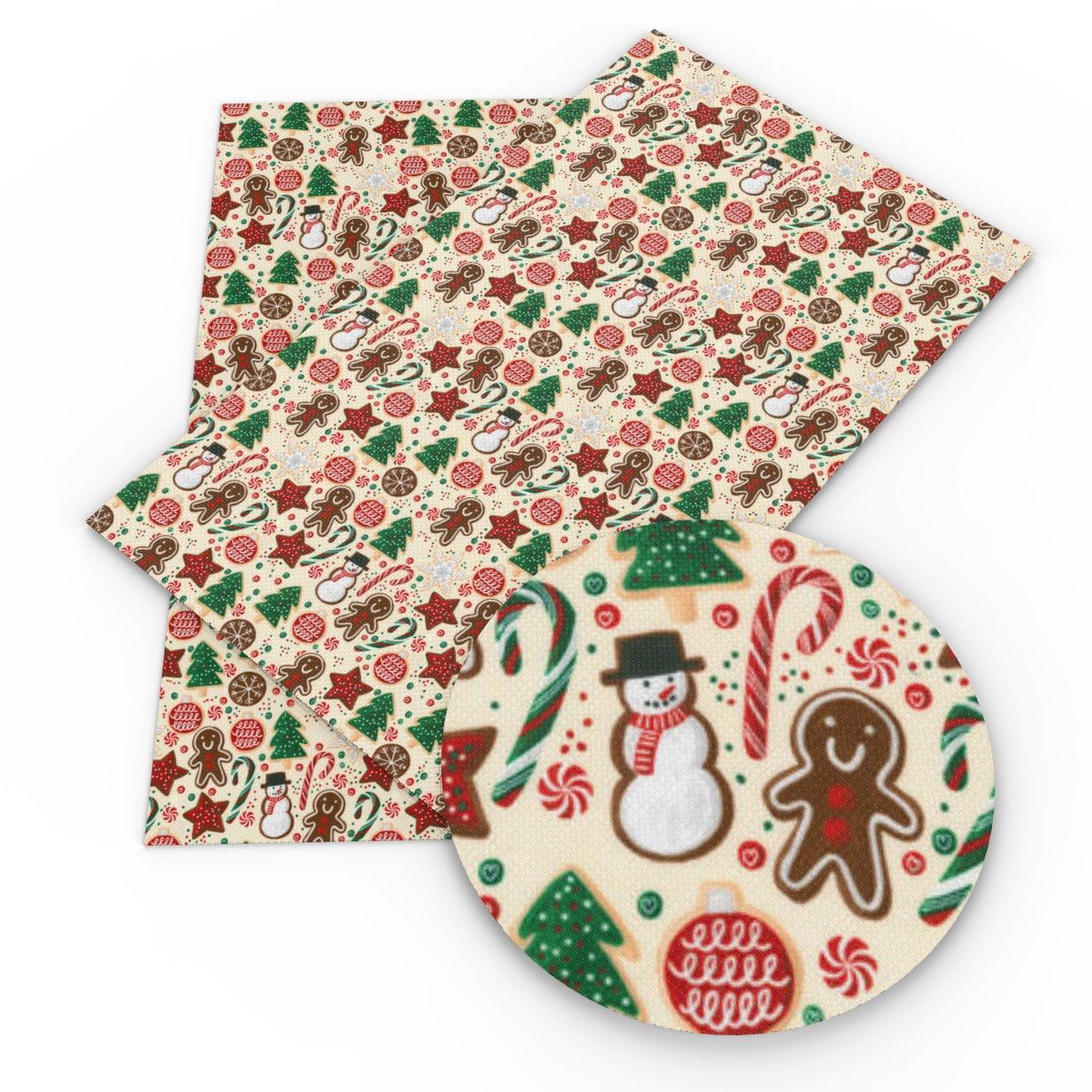 Rynx | Crimson Holiday Faux Leather Craft Set - DIY Festive Fabric Set