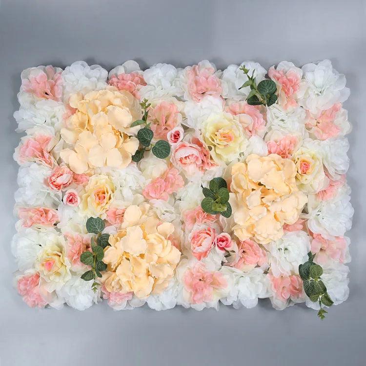 Rynx | Elegant Flower Wall Art Handmade with Cotton, Silk and Artificial Flowers
