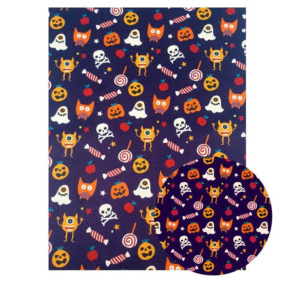 Rynx | Halloween Themed PU Leather Craft Sheets - Essential for Spooky DIY Projects 🎃